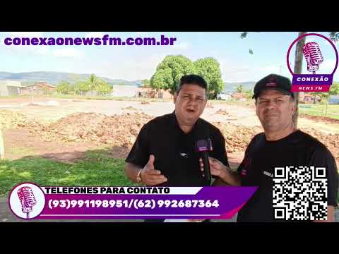 Início da construção da creche Municipal em Faina