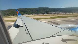 Landing into Rhodes Airport.