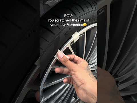 Fix curb rashes on your car with scratch fix easy DIY fix