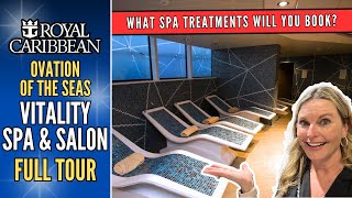 Royal Caribbean Ovation of the Seas | Vitality Spa & Salon | FULL TOUR | Luxury Spa Treatments