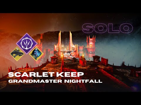 Solo Grandmaster Nightfall "Scarlet Keep" with Graviton Lance - Void Hunter - Destiny 2