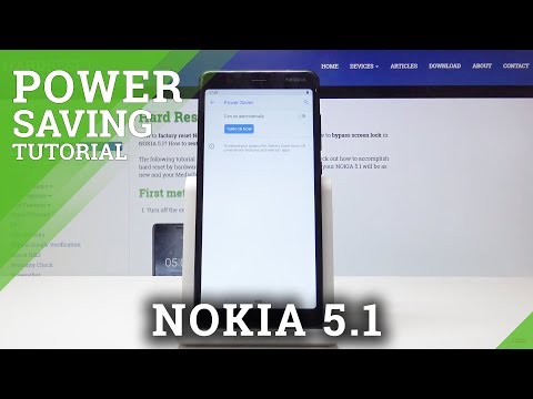How to Enable Power Saver in NOKIA 5.1 - Extend Battery Life