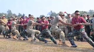 Download lagu 🇺🇸 U.S. Army vs Indonesian Army 🇮🇩 — WHO WINS? Epic Tug-of-War! mp3