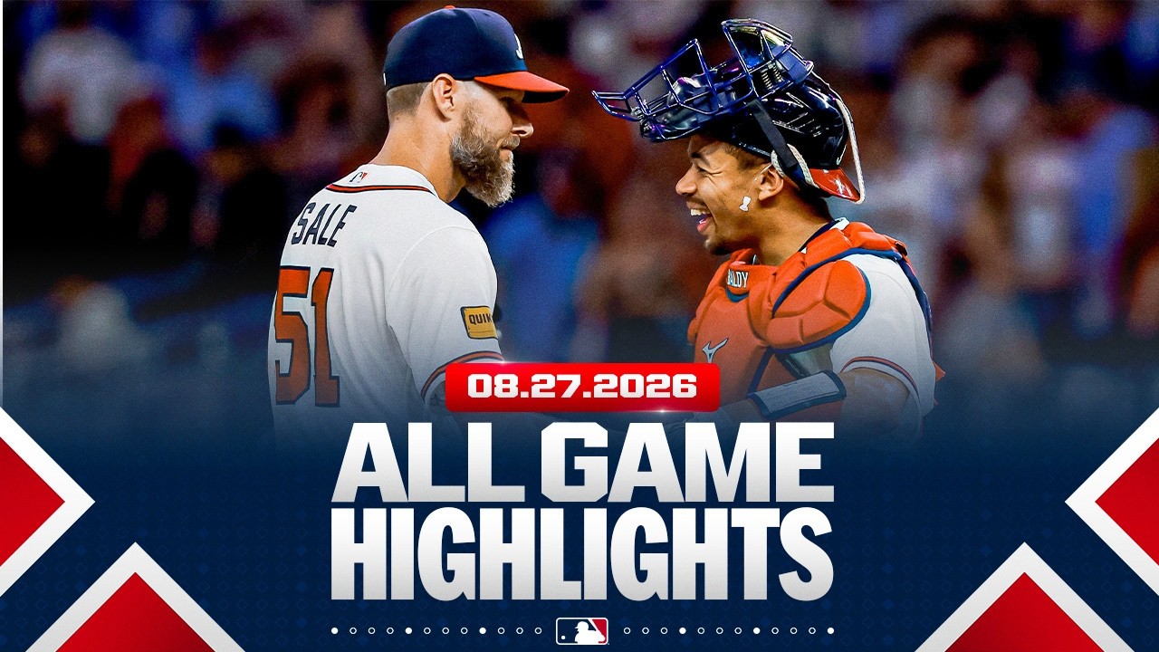 Highlights from ALL GAMES on 8/27 (Chris Sale's COMPLETE GAME SHUTOUT and MORE!)