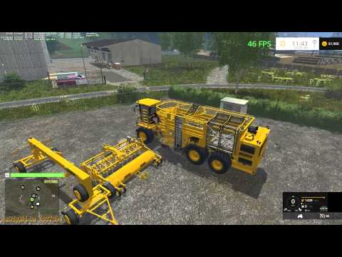 Farming Simulator 15 on Two Rivers  sugar beets from the live stream on 19/09/15