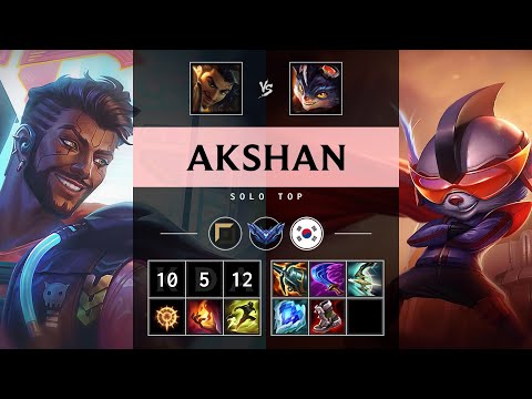 Akshan Top vs Rumble - KR Diamond Patch 25.07