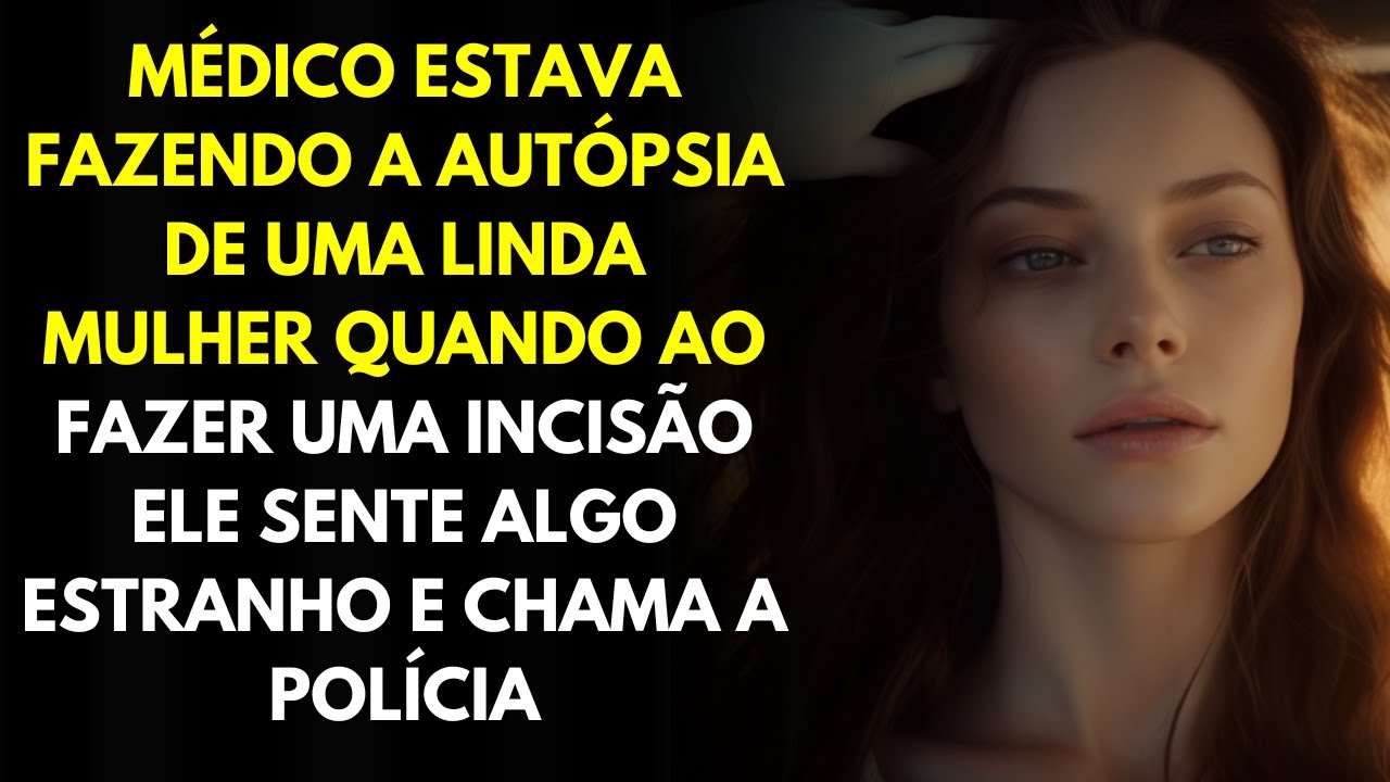 Médico Estava Fazendo a Autópsia De Uma Linda Mulher Quando Ao Fazer Uma Incisão...