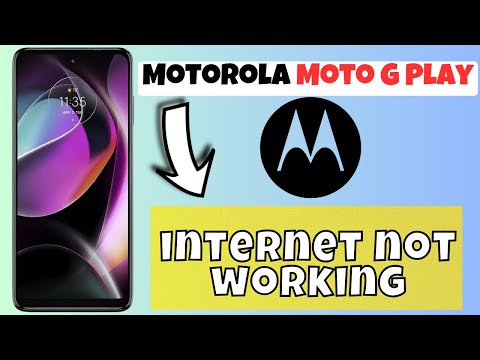 Motorola Moto G Play Internet issue || How to solve the internet not working issue (2024)