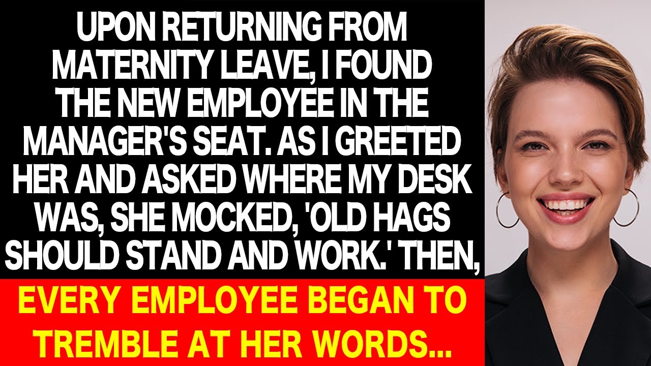 The New Employee Sneered at Me: 'Old Hags Should Stand and Work.' Then, Every Employee Trembled!