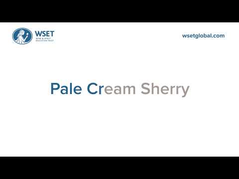 How to say it: Pale Cream Sherry