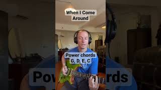 How to play when I come around by #greenday #guitartutorial