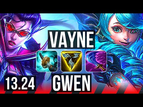 VAYNE vs GWEN (TOP) | Quadra | NA Diamond | 13.24