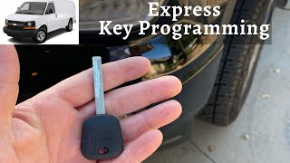 How To Program A Chevy Express Key 2009 - 2015 DIY Chevrolet Transponder Ignition