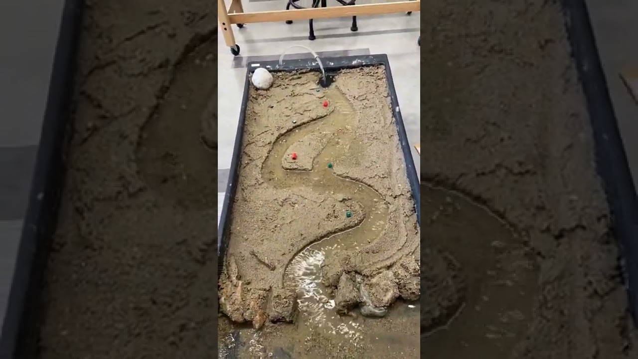 Stream table erosion