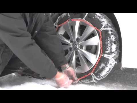 POLAIRE XP7 : passanger car snow Chain fiting - Chaine à neige tourisme demontage