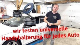 wir testen universelle Vakkum-Magnet Handyhalterung von MSXTTLY
