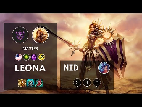 Leona Mid vs Nunu & Willump - NA Master Patch 11.17