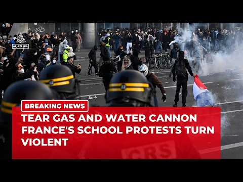 French police use tear gas as education protests escalate in Paris