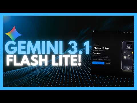 Gemini 3.1 Flash-Lite to NAJSZYBSZY i najtańszy model Google w historii!