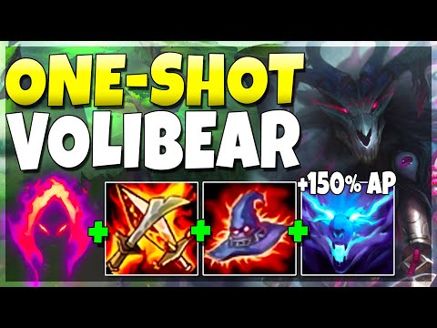 *NEW* Volibear Has +150% AP Scaling.. So I Went FULL AP (AOE One-Shot) - League of Legends