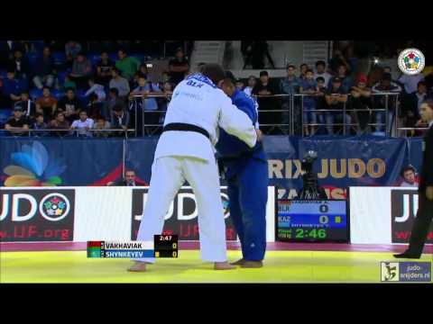 Judo 2013 Grand Prix Almaty: Vakhaviak (BLR) - Shynkeyev (KAZ) [+100kg] final
