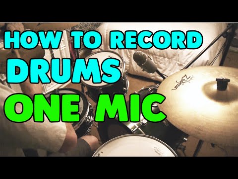 How to Record Drums with One Mic | Pros/Cons of Different Mic Positions