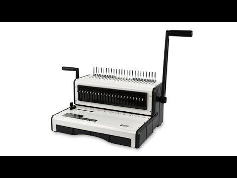 Heavy Duty 25 Sheet Punch PVC Comb Ring Binder For F4 Size Notebook Binding S960