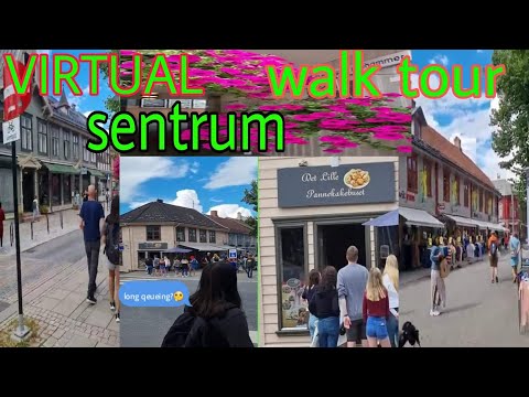 VIRTUAL WALK TOUR SENTRUM Lillehammer.Norway#virtualwalktour #lillehammer #walkingtour #summervibes