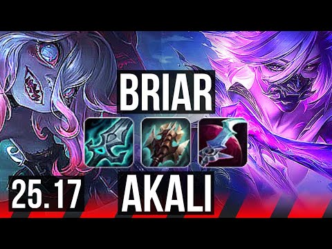 BRIAR vs AKALI (TOP) | EUW Master | 25.17