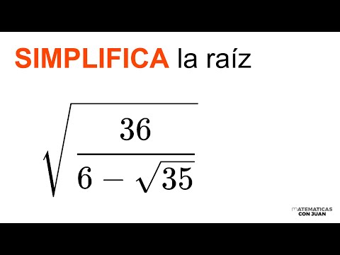 SIMPLIFICACIÓN DE RAÍZ CUADRADA CON FRACCIONES. Matemáticas Básicas