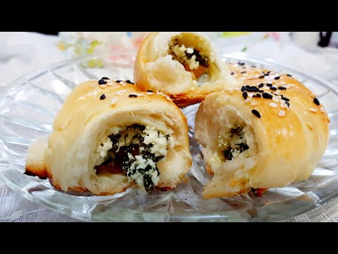 PERFECT STUFFED BREAD! WITH CHEESE AND SPINACH FILLING; SIMPLE, EASY AND DELICIOUS.
