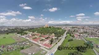 preview picture of video 'Filmocopter: Piramide de Cholula Julio 2014'