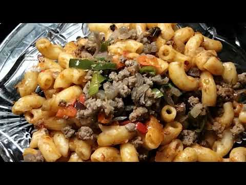 Easy Ground Beef Tomato Pasta Recipe - Meat sauce