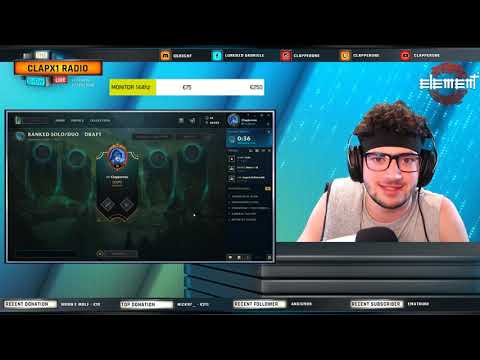MARATONA ELEMENT 24 ORE - Clapperone con League of Legends
