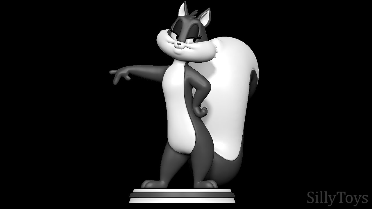 Penelope Pussycat - Looney Tunes 3D Print Model
