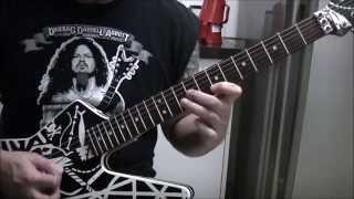 How to play Van Halen Sinner&#39;s Swing on guitar