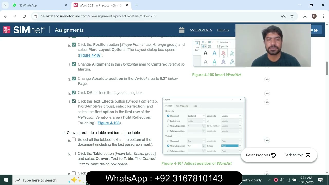 Word 2021 In Practice - Ch 4 Guided Project 4-2 | word 2021 In Practice - Ch 4 Guided Project 4-2