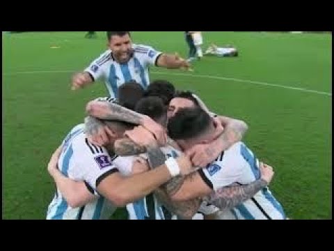THE MOMENT LIONEL MESSI KNEW HE'D WON THE WORLD CUP!