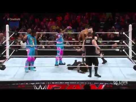 Brock Lesnar returns 2016 and attack (New day,KO,Del rio,sheamus,Roman reigns)