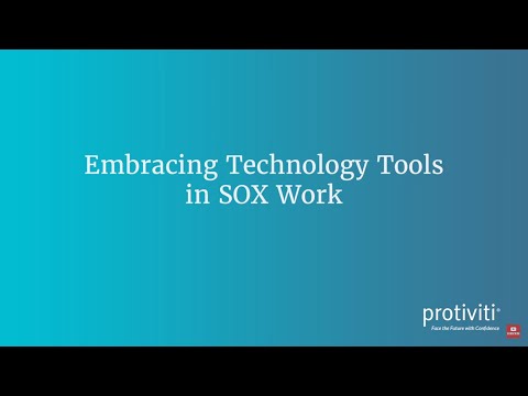 Video: Embracing technology tools in SOX work | Protiviti Singapore