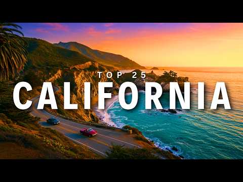 Top 25 Best Places To Visit In CALIFORNIA | Travel Video