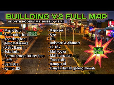 UPDATE LAGI..KODENAME BULLDING V.2 || BUSSID V.3.7.1