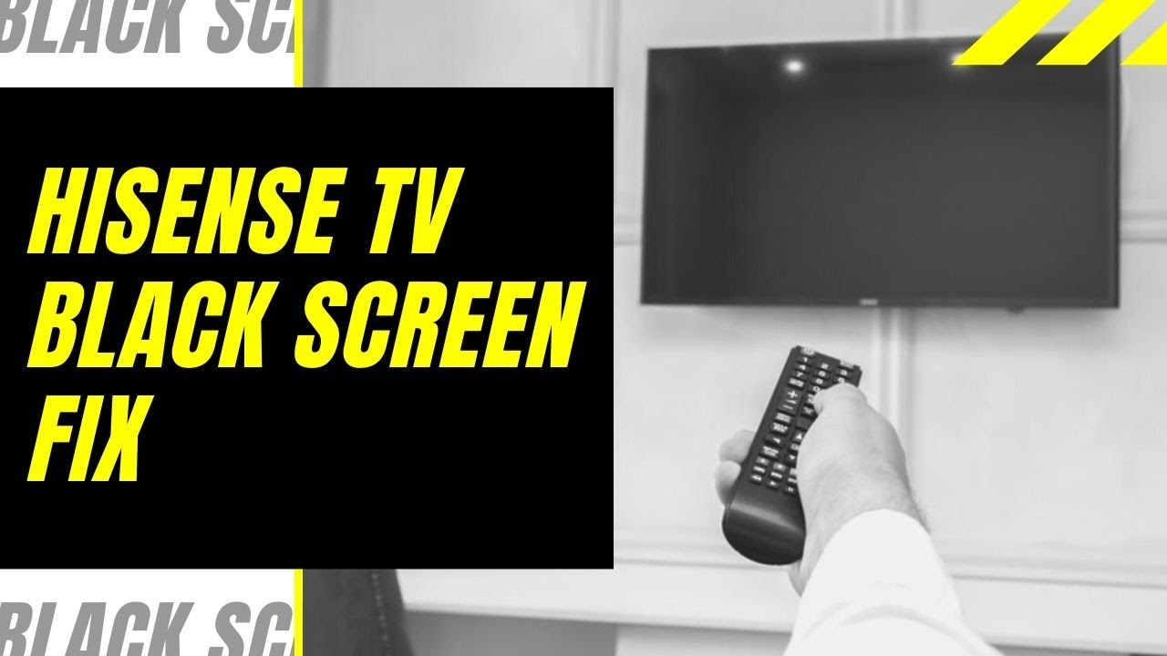Troubleshooting Step-By-Step for Hisense TV Black Screen video thumbnail