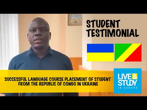 Testimonial: Student from Republic of Congo in Ukraine / Preparatory Language Course in Kyiv