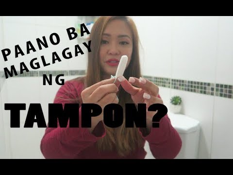 PAANO BA MAGLAGAY NG TAMPON + GIVEAWAY!