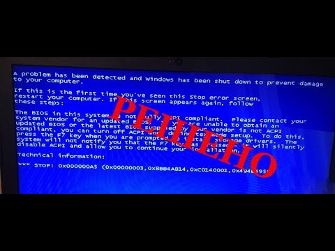 0x000000A5 Lenovo ideapad 100-15 IBY установка windows 7
