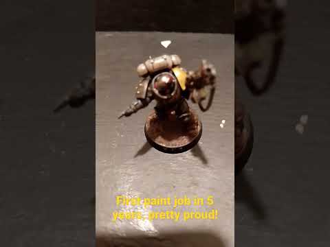 primaris iron warriors first attempt right to left, progression