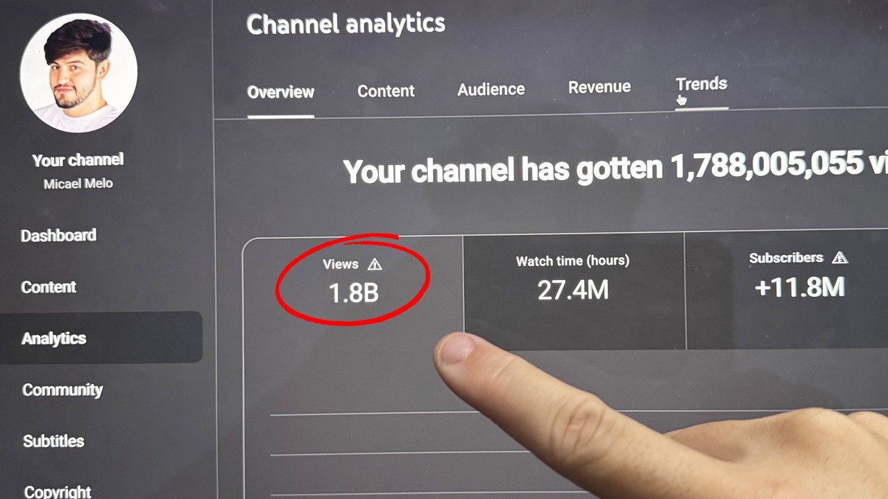 Quanto o YouTube me pagou por 1.8 Bilhões de visualizações...