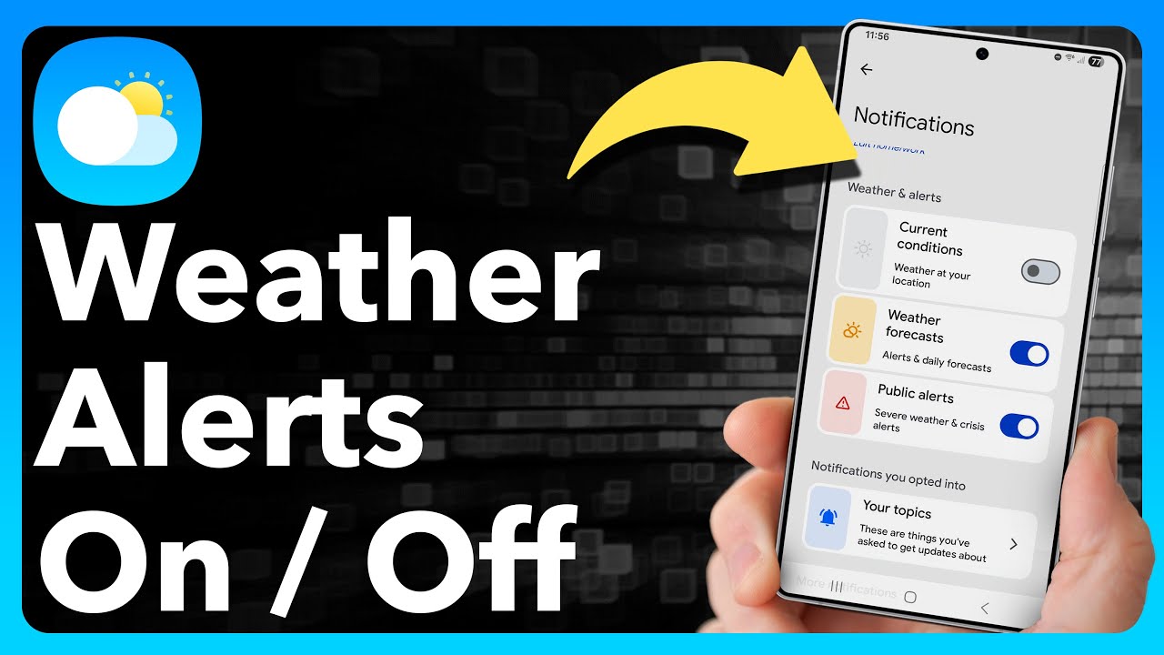 How To Turn On Or Off Weather Alerts On Android