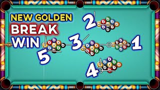 Top 5 Golden Break 8 Ball Pool 9 Ball 1 Shot Win 🔥